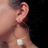 Celeste hoops